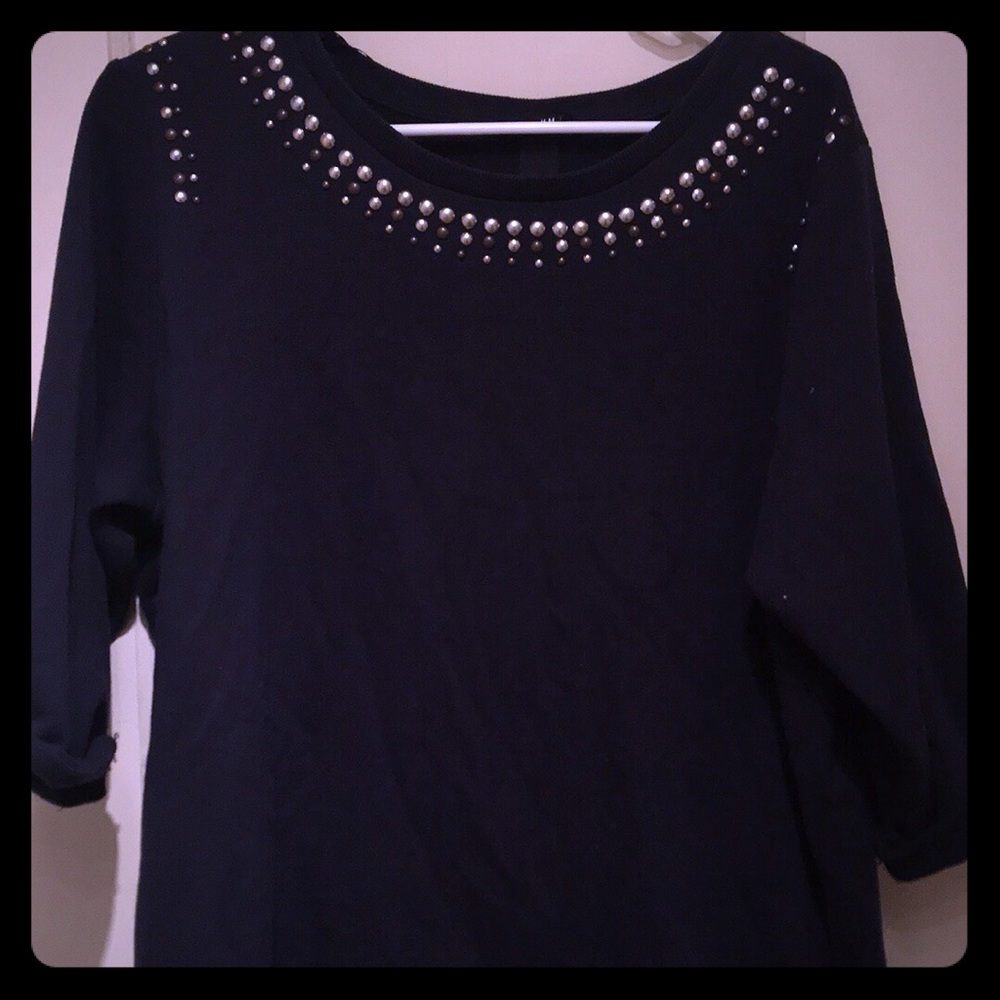Sweater with embellishment